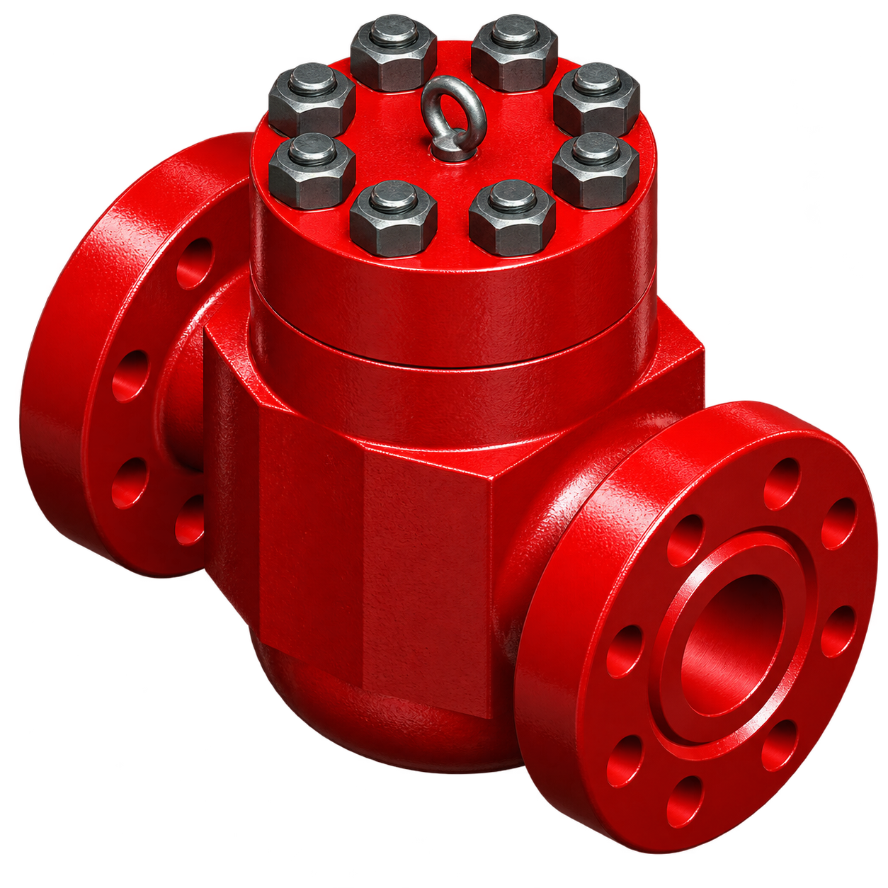 Wellhead swing check valve