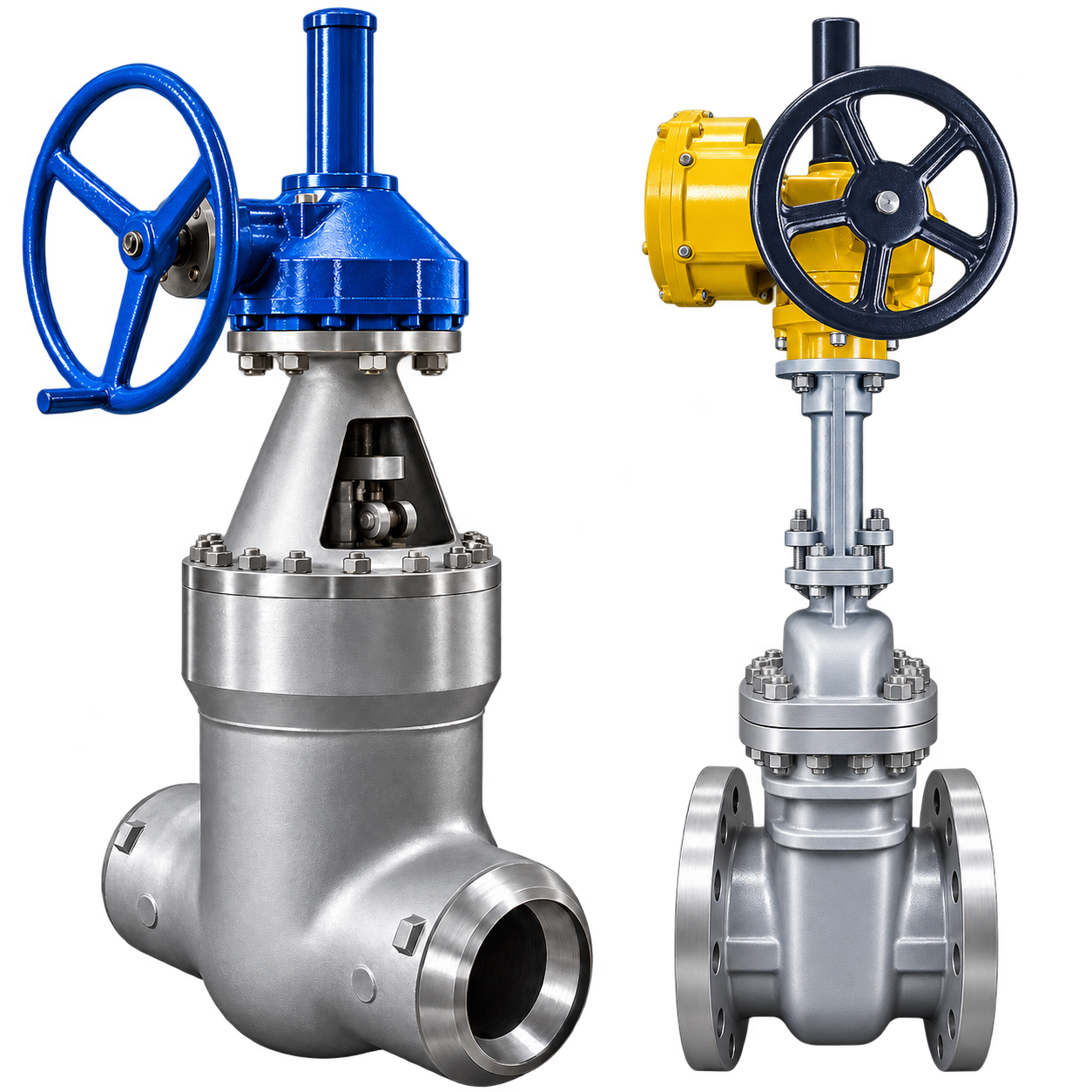 Gate, globe & check valves